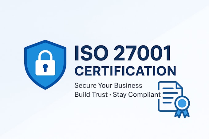help with iso 27001 certification of a company