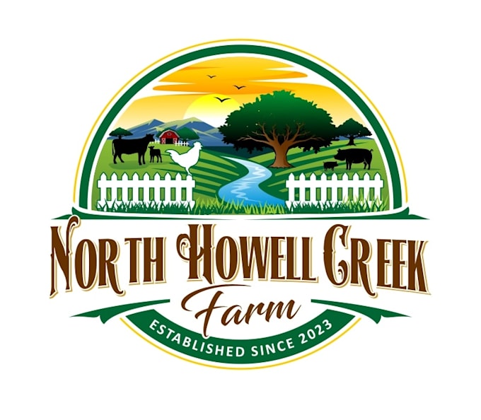 design a professional creek farm logo