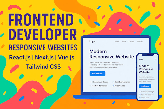be your professional frontend web developer in javascript, react and next js