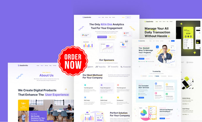 design responsive SEO optimized wordpress website