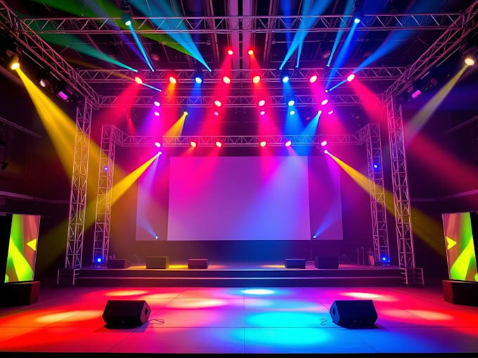 Create a 3d stage lighting and stage design for your event or show by ...