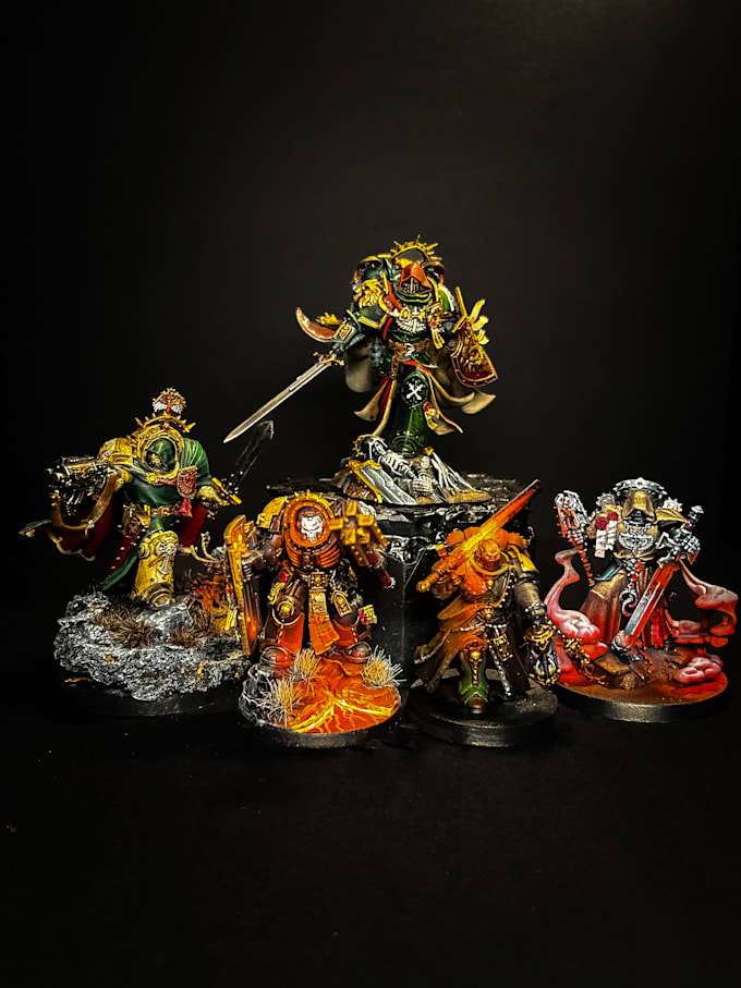expertly paint warhammer, tabletop, and miniature models