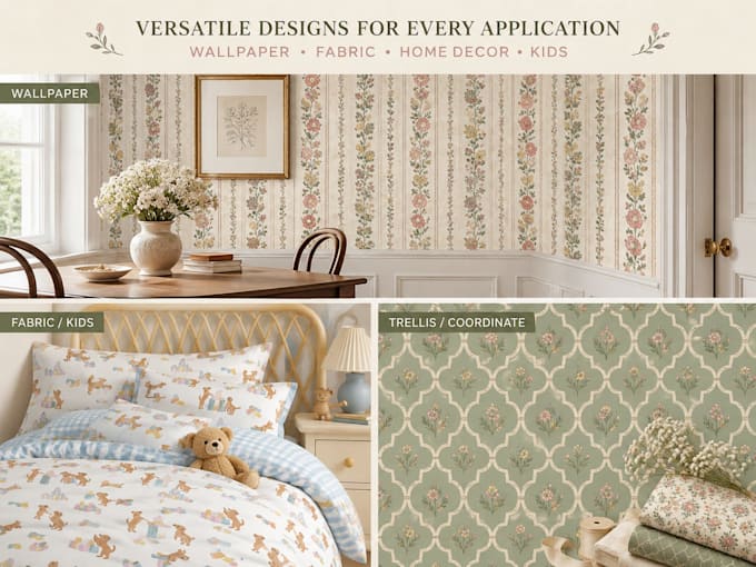 create custom seamless surface pattern designs