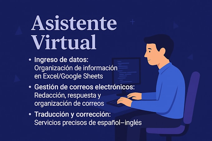 be your fast bilingual virtual assistant for data entry and admin tasks
