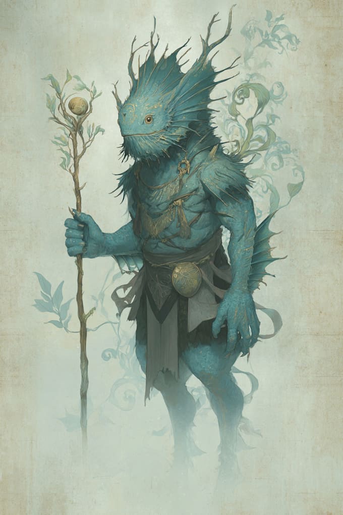 draw fantasy art creatures for your game