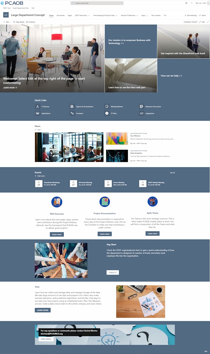 create enterprise sharepoint intranet