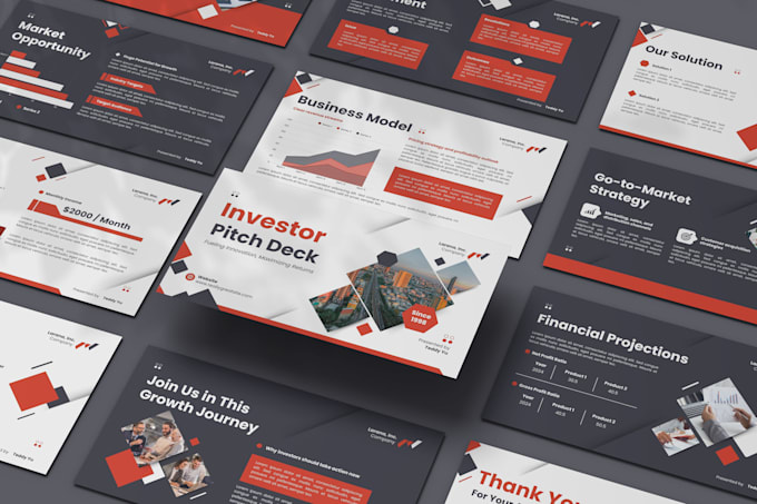 design professional business, investor, and presentations