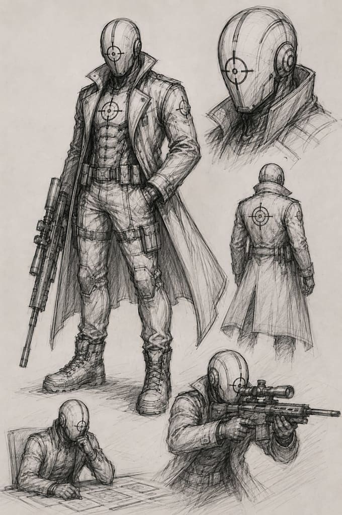 create original comic characters from scratch or any character in mind