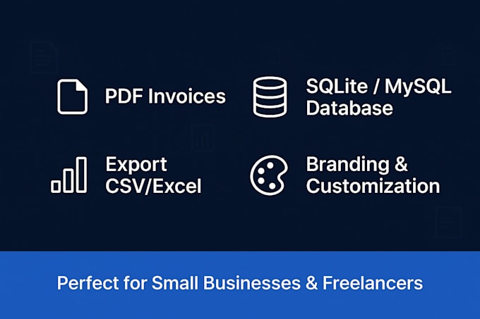 custom mini software billing CRM inventory desktop app