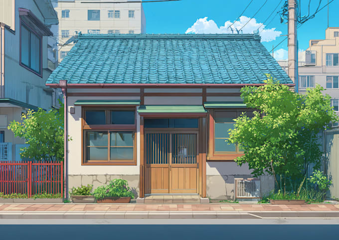 create  background for anime, video, visual novel, or game