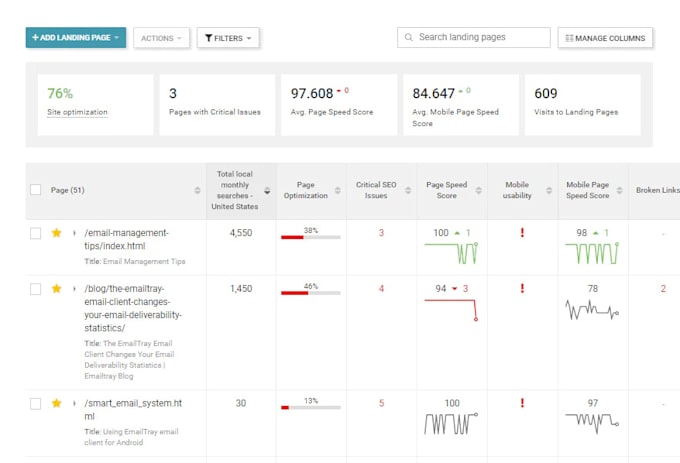 create a professional SEO audit report