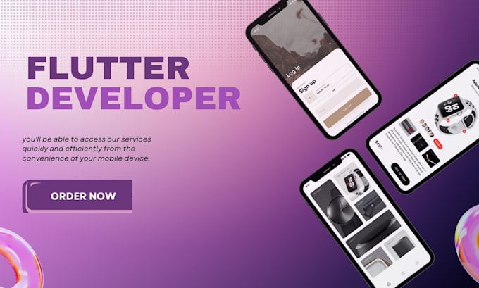 develop a full stack flutter mobile app with custom backend