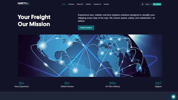 create high quality single page website for your business