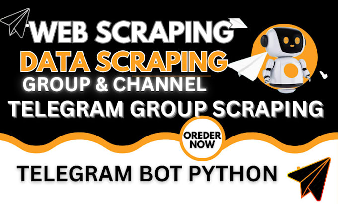 do python web data scraping trading telegram bots and automation web scraper