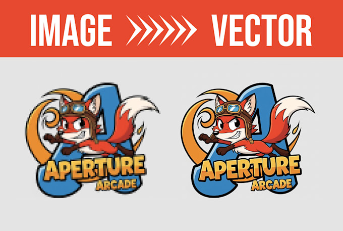 convert your logo to vector, replicate, vector tracing, image to vector