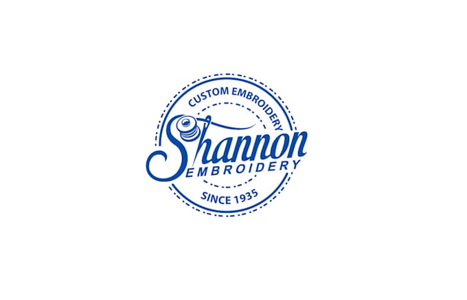 design sewing, tailor logo, crochet knitting, needles