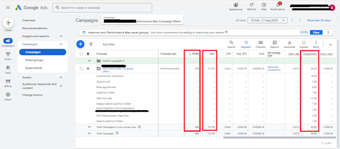 setup and manage google ads campaign