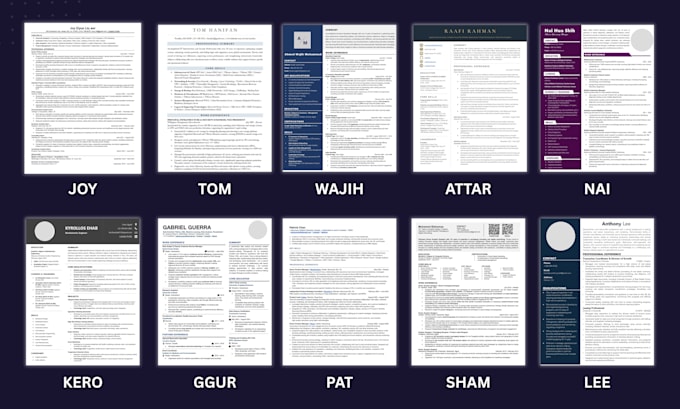 write an ats optimized tech resume and CV