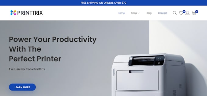 create a professional wordpress or html website