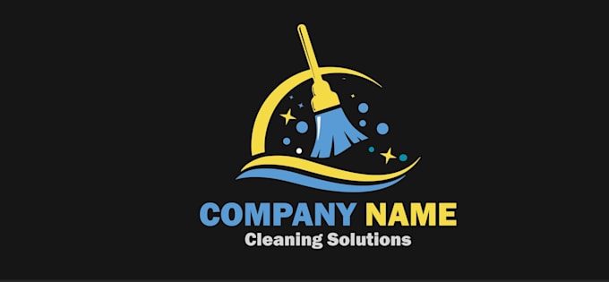 create residential and commercial cleaning service logo
