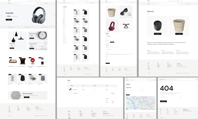 build professional react js website with tailwind CSS