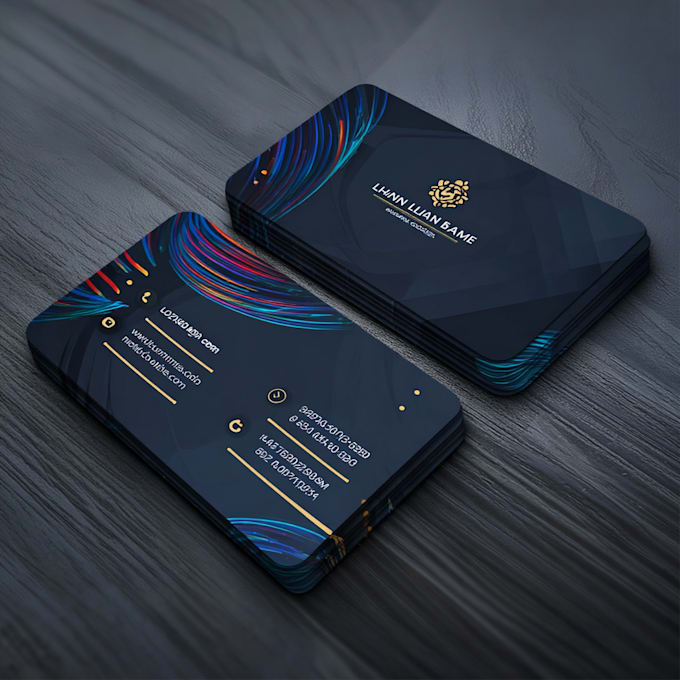 make unique business card, letterhead