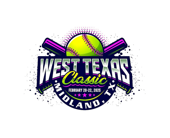 create attractive and imagination softball logo design