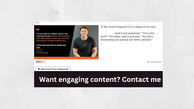 create engaging linkedin posts for your business