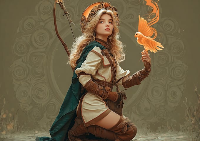 create fantasy character, monster, humanoid, dnd or similar