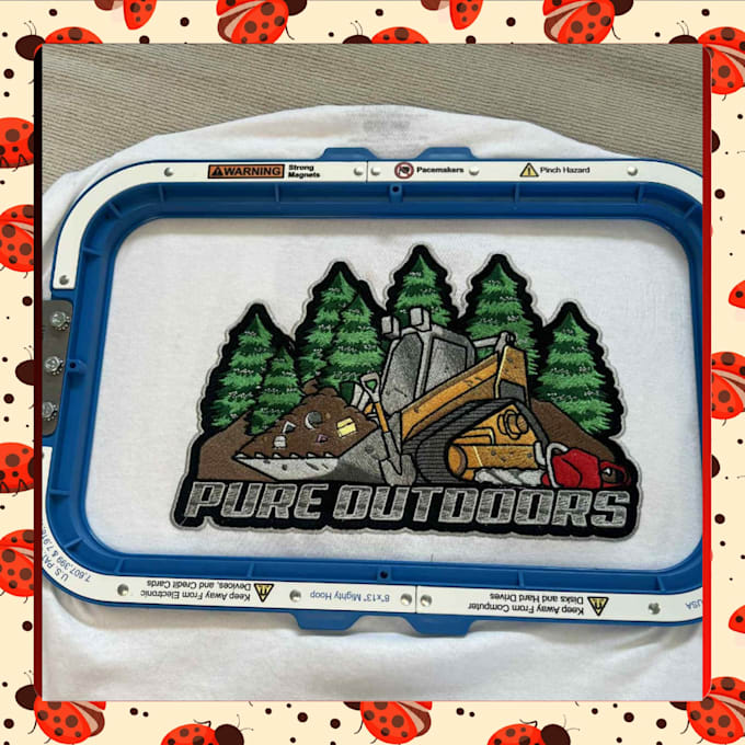 do professional embroidery files for logo and applique