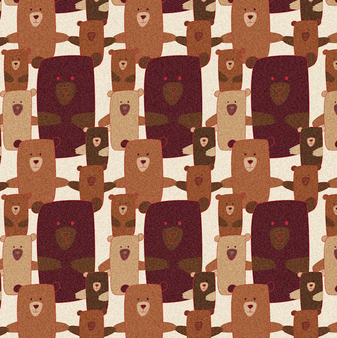design patterns with cute animals