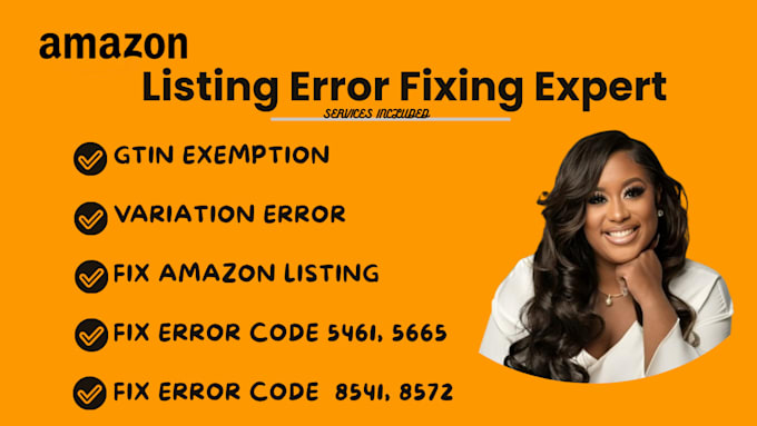 fix amazon listing error 5665, 8541, 8572, gtin exemption, listing issues