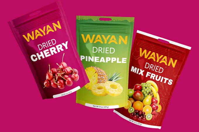 create organic product packaging pouch bag design