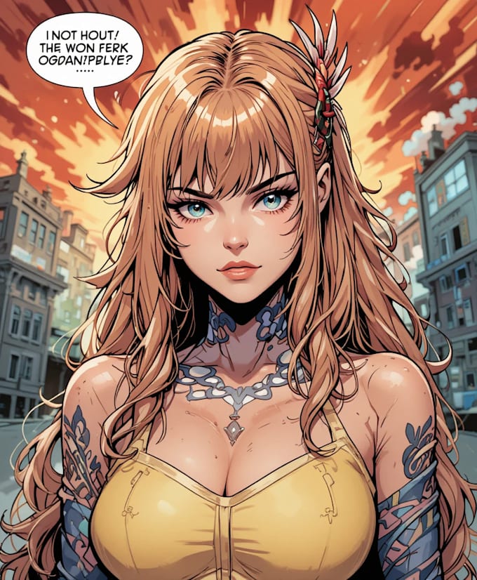 draw a comic character
