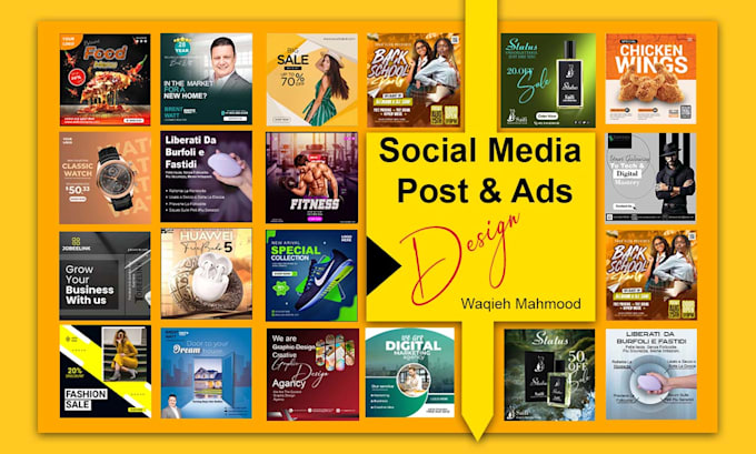 design creative post for facebook and instagram ads