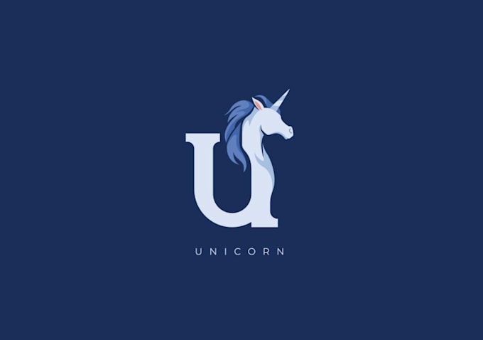 do unicorn logo design for your brand