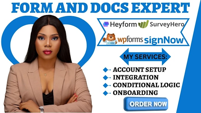 create surveyhero heyform signnow integration outgrow wpform surveys automation