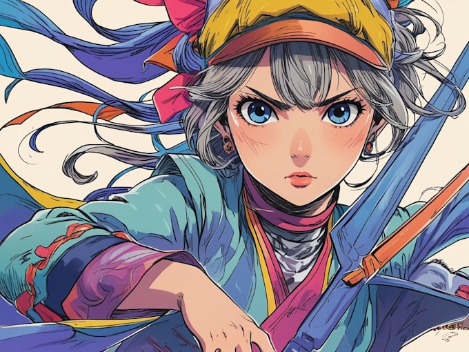 draw anime manga illustration