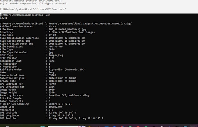 edit, remove, or fix exif and image metadata in bulk