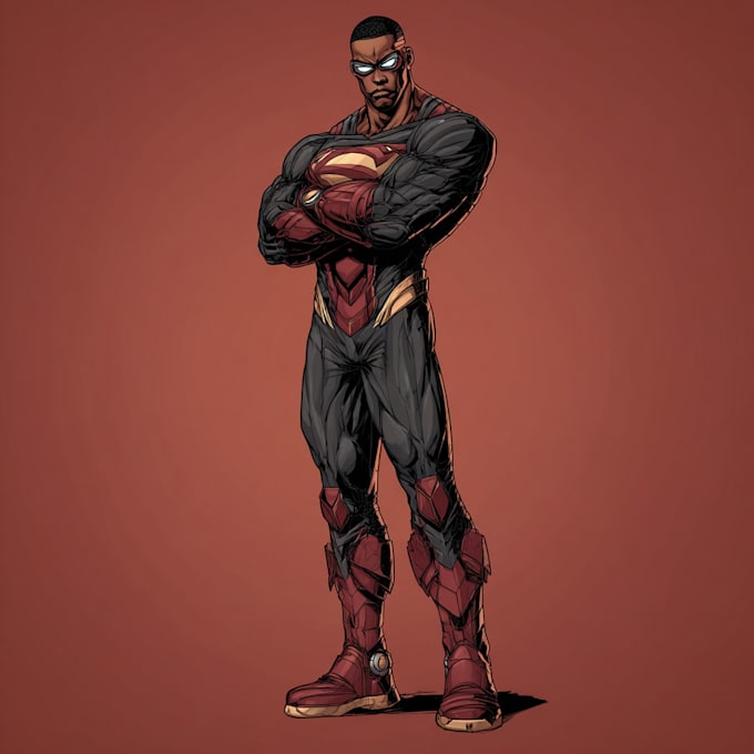 create custom comic character art for heroes or villains