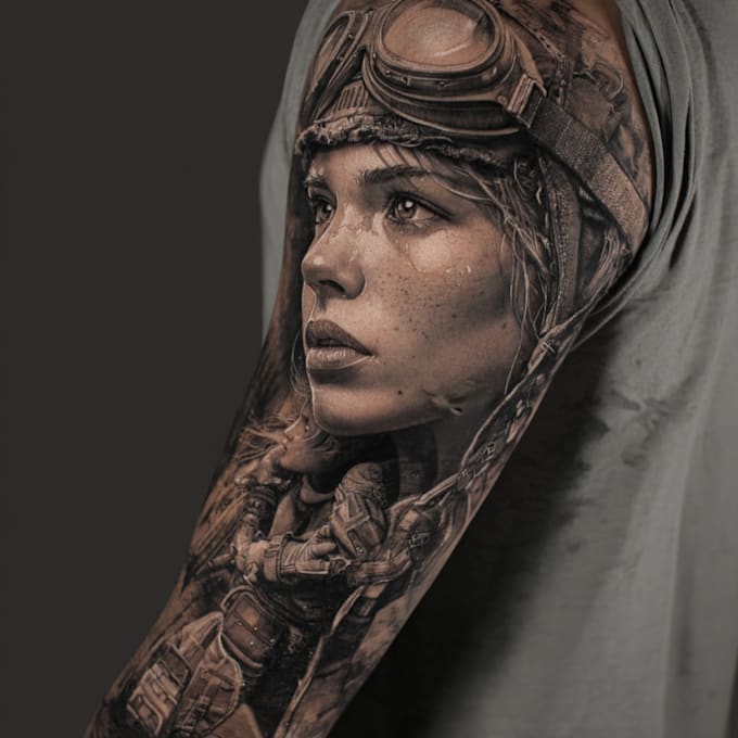 make a polynesian maori tribal tattoo