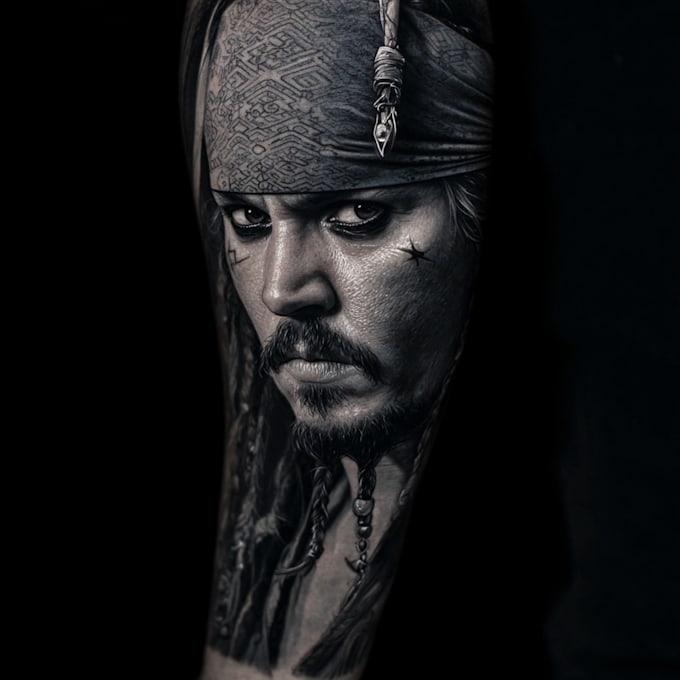 create a polynesian maori tribal tattoo