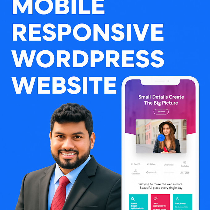 develop custom responsive website using PHP,  react,js , bootstrap,CSS, tailwind
