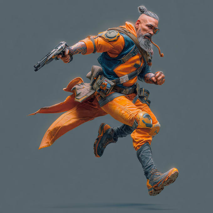 Create an unique sci fi character and sci fi art by Argandras | Fiverr