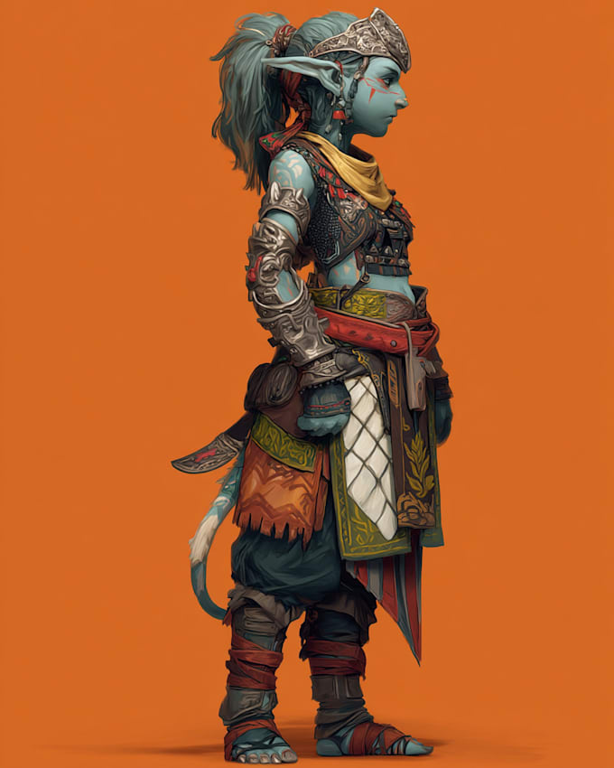 create a dark fantasy character for you