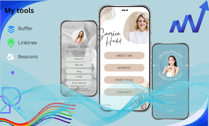 setup a unique link in bio landing page for instagram