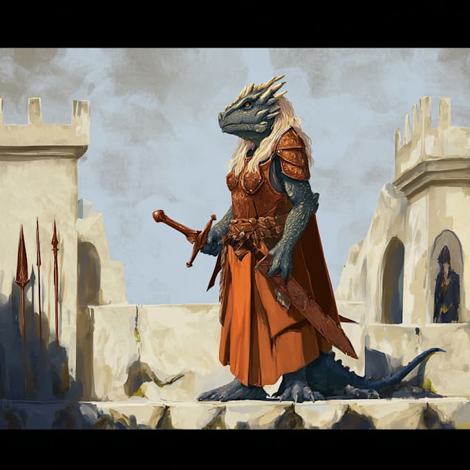 do character and creature art illustration