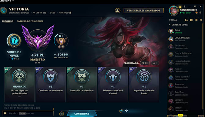 you coach of league