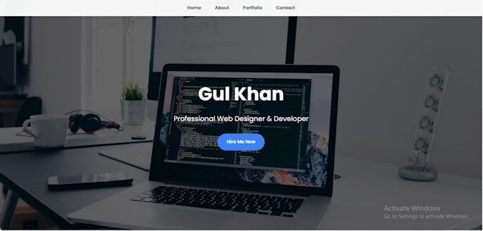 create and design responsive websites using HTML CSS javascript