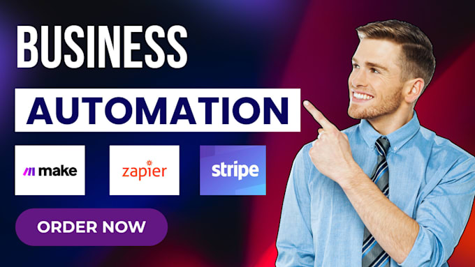do stripe automation, stripe integration, make com automation, zapier expert